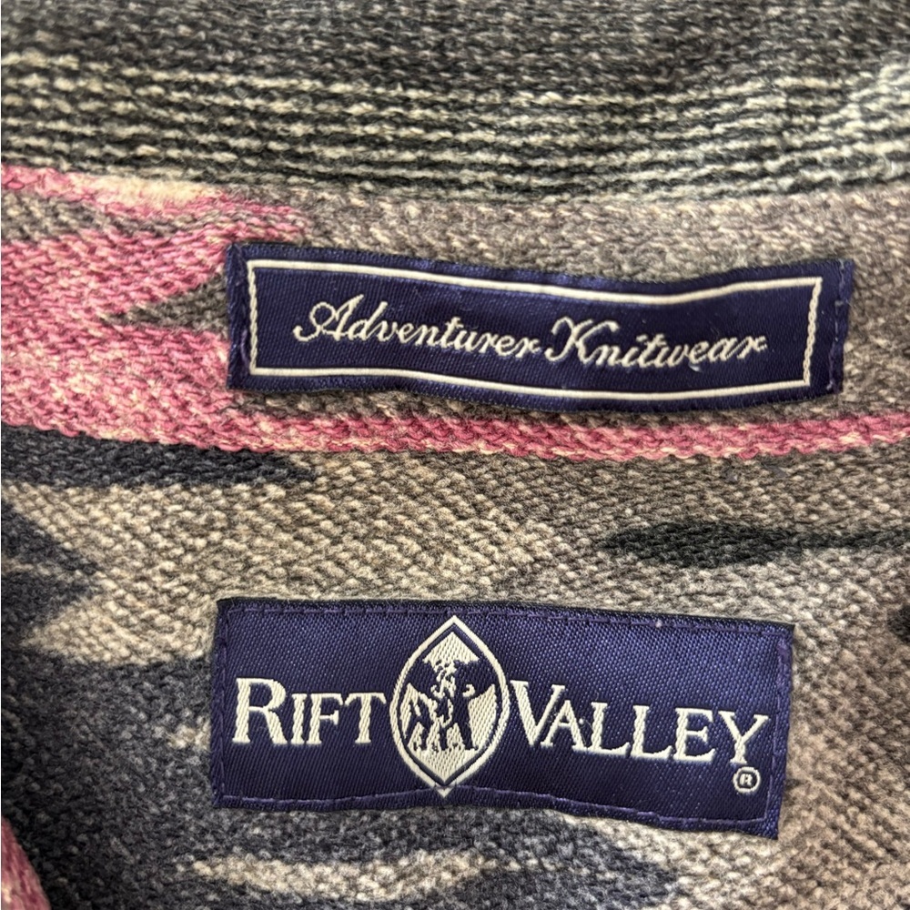 Vintage Rift Valley Adventurer Aztec Southwestern Multicolor  Men's Shirt XL - Picture 5 of 10